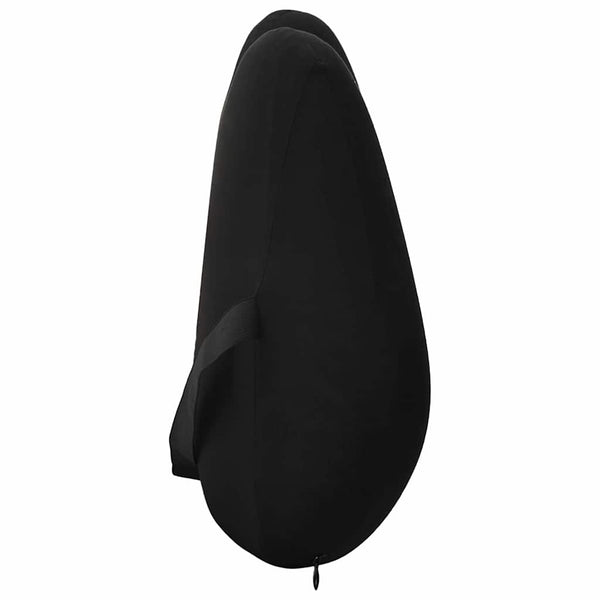 Rückenkissen Viscoschaum Schwarz 40x32x13cm
