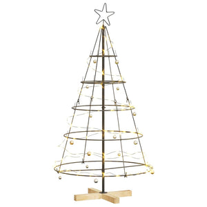 Schwarze Weihnachtsdeko mit Ständer 126 cm