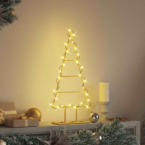 Goldener Metall Weihnachtsbaum 60cm