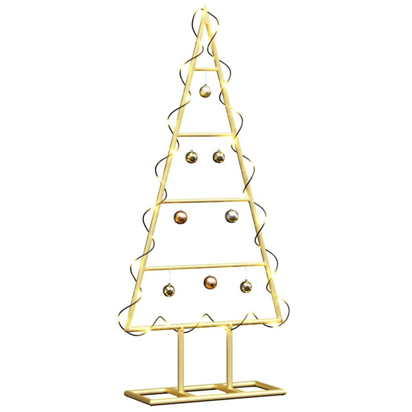 Goldener Metall Weihnachtsbaum 60cm