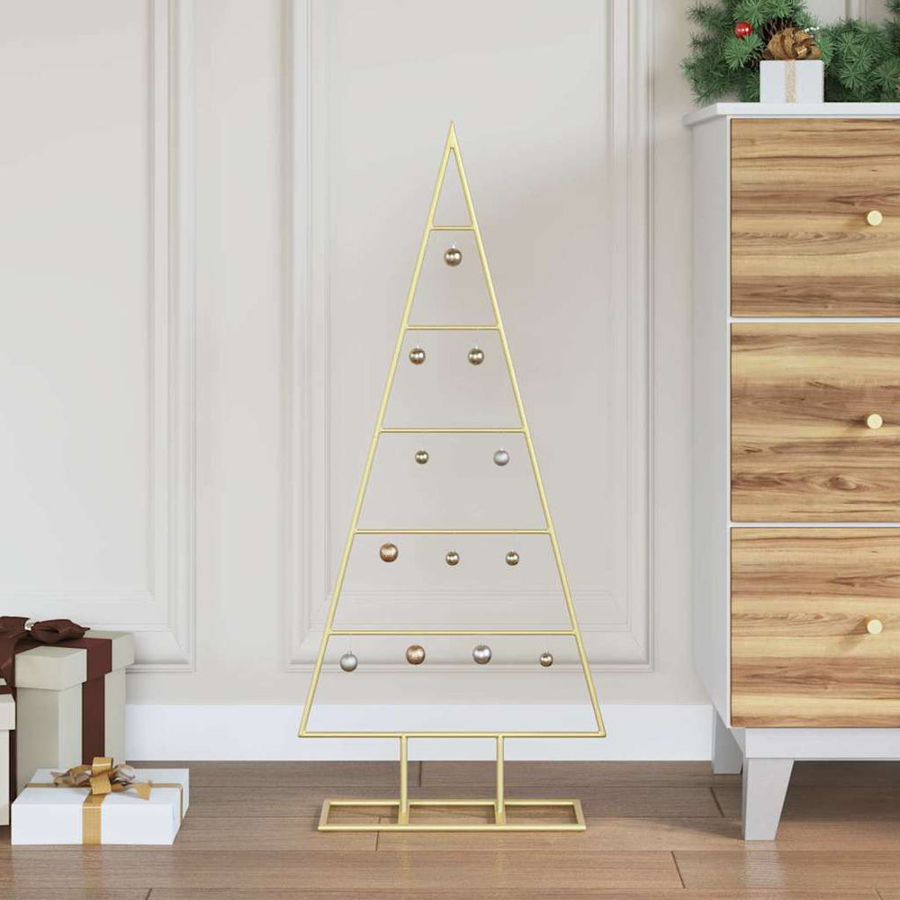 Goldener Metall Weihnachtsbaum 90cm