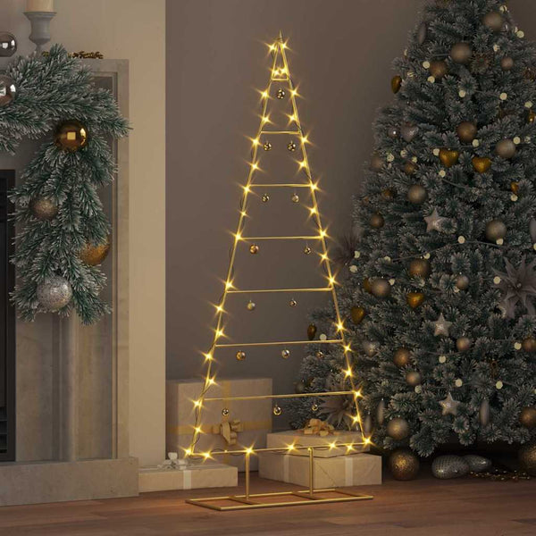 Goldener Metall Weihnachtsbaum 125cm