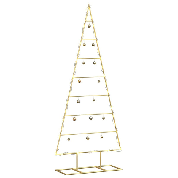 Goldener Metall Weihnachtsbaum 125cm