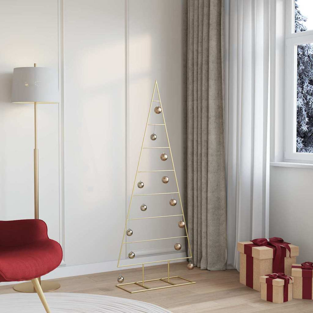 Goldener Metall Weihnachtsbaum 150cm
