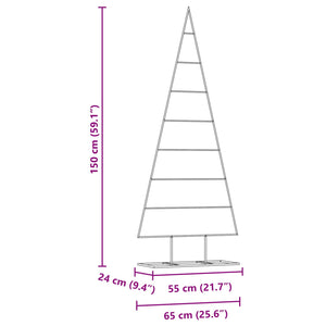 Goldener Metall Weihnachtsbaum 150cm