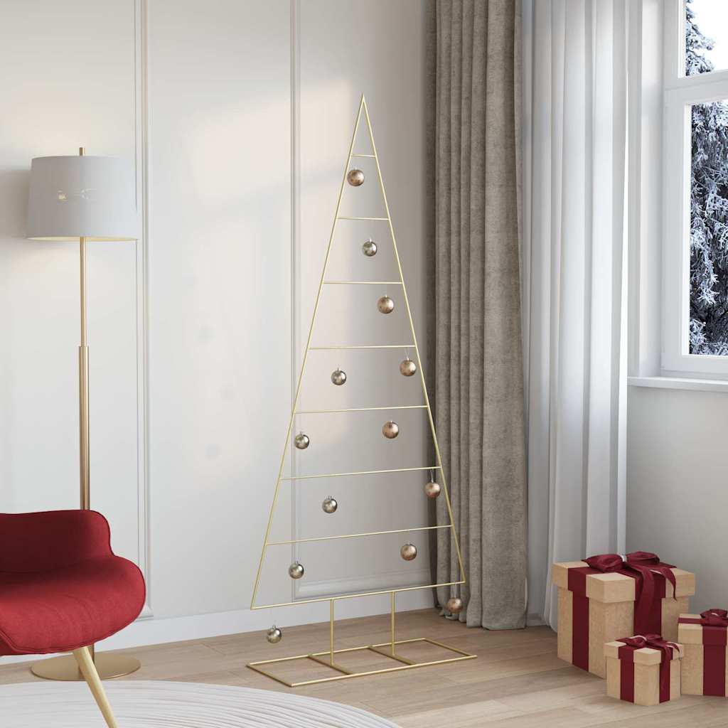Goldener Metall Weihnachtsbaum 181cm