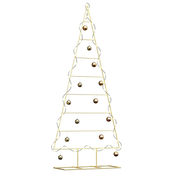 Goldener Metall Weihnachtsbaum 181cm