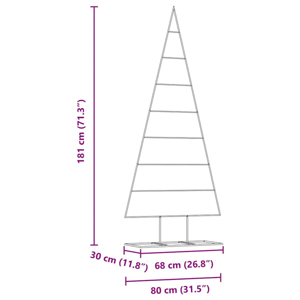 Goldener Metall Weihnachtsbaum 181cm