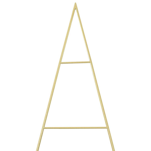Goldener Metall Weihnachtsbaum 211 cm
