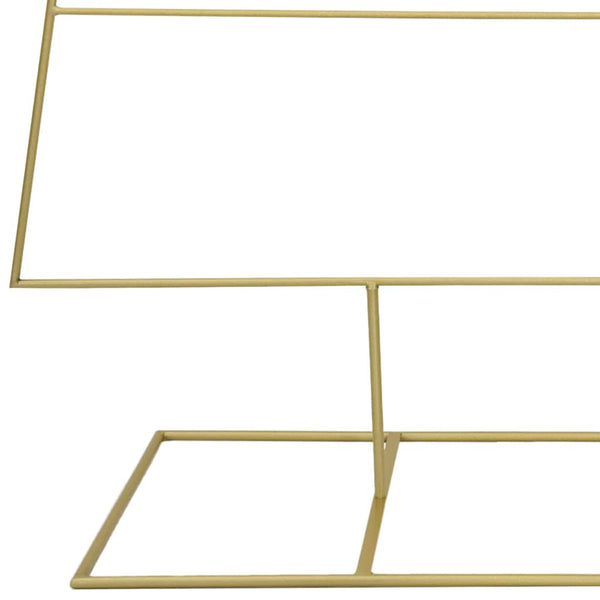 Goldener Metall Weihnachtsbaum 211 cm