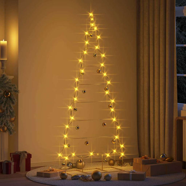 Goldener Metall Weihnachtsbaum 211 cm