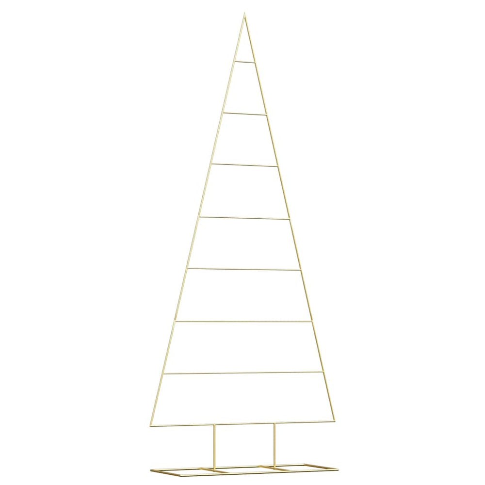 Goldener Metall Weihnachtsbaum 211 cm