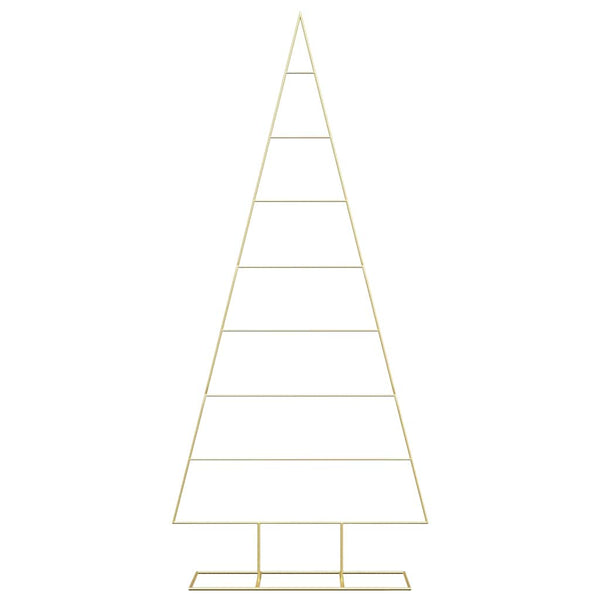 Goldener Metall Weihnachtsbaum 211 cm
