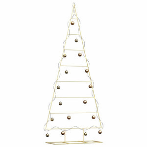 Goldener Metall Weihnachtsbaum 211 cm