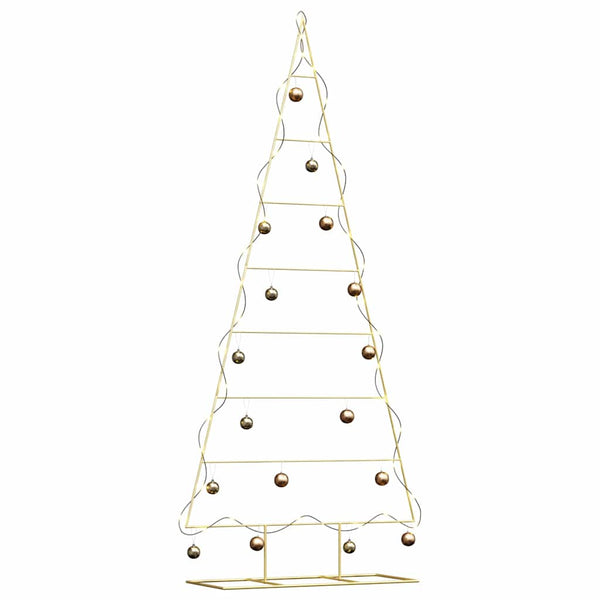Goldener Metall Weihnachtsbaum 211 cm