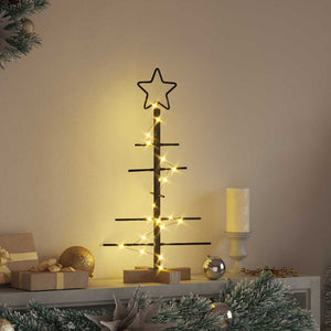 Schwarzer Metall Weihnachtsbaum 59,5 cm