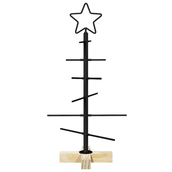 Schwarzer Metall Weihnachtsbaum 59,5 cm
