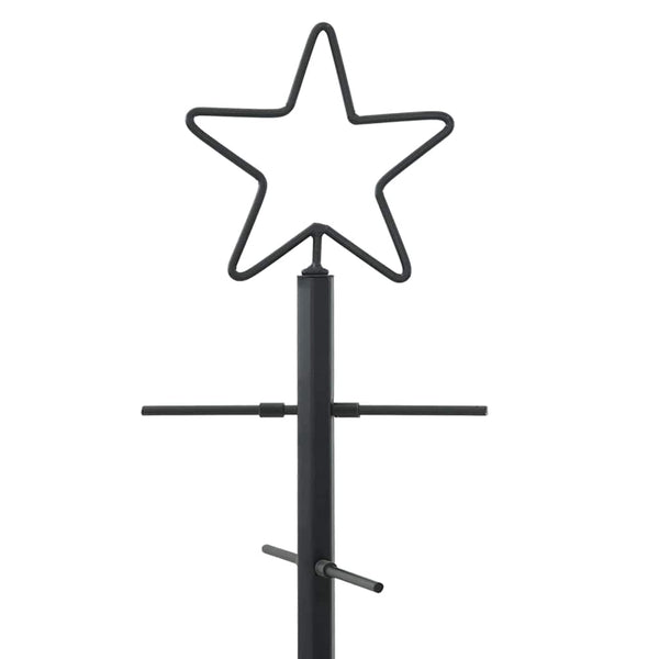 Metall Weihnachtsbaum Schwarz 89cm