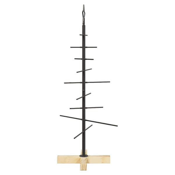 Metall Weihnachtsbaum Schwarz 89cm