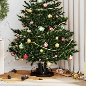 Schwarzer Weihnachtsbaumständer aus Stahl