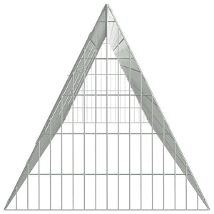 Hühnerkäfig Silber Verzinkt 430cm