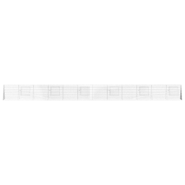 Hühnerkäfig Silber Verzinkt 650 cm