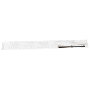 Hühnerkäfig Silber Verzinkt 650 cm