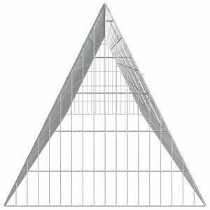 Hühnerkäfig Silber Verzinkt 650 cm