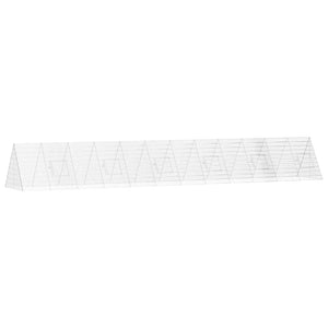 Hühnerkäfig Silber Verzinkter Stahl 650cm
