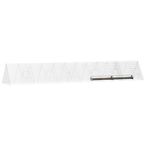 Hühnerkäfig Silber Verzinkter Stahl 650cm