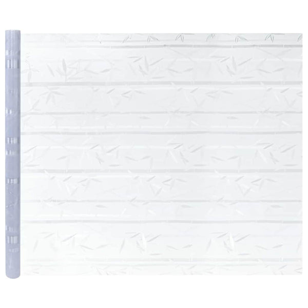 vidaXL Film de fenêtre statique motif bambou 60 x 500 cm PVC