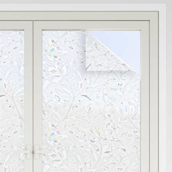Statische Fensterfolie Blumenmuster 60x500cm