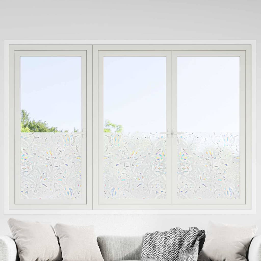 Statische Fensterfolie Blumenmuster 60x500cm