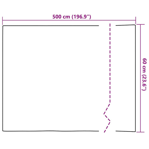 Statische Fensterfolie Blumenmuster 60x500cm