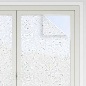 Statische Fensterfolie Blumenmuster 90x500cm
