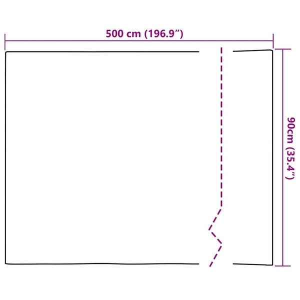Statische Fensterfolie Transparent 90x500cm