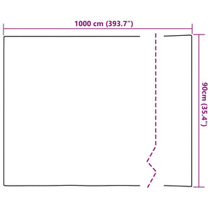 Statische Fensterfolie Transparent 90x1000cm