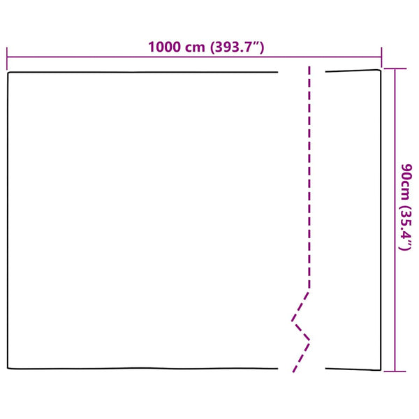Statische Fensterfolie Transparent 90x1000cm
