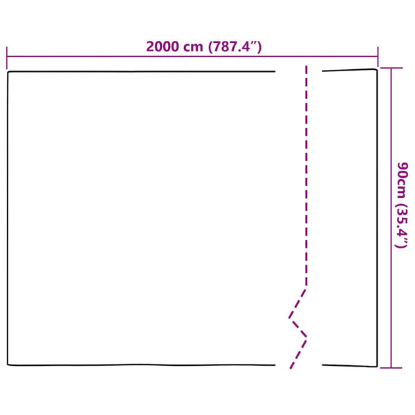 Statische Fensterfolie Transparent 90x200cm