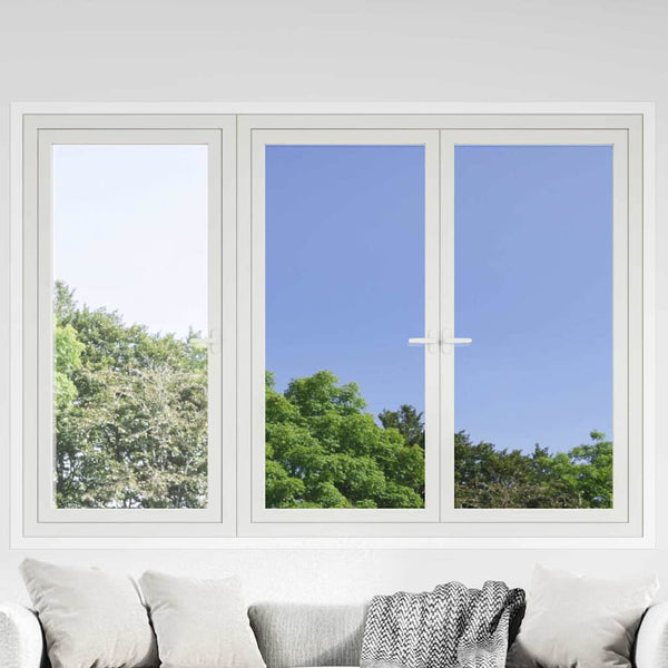 Statische Fensterfolie Silber 45x2000cm