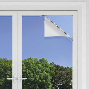 Statische Fensterfolie Silber 60x200cm