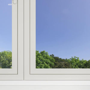 Statische Fensterfolie Silber 90x500cm