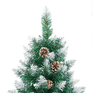 Schlanker LED Weihnachtsbaum Grün 210cm