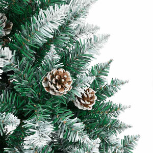 Schlanker LED Weihnachtsbaum Grün 210cm