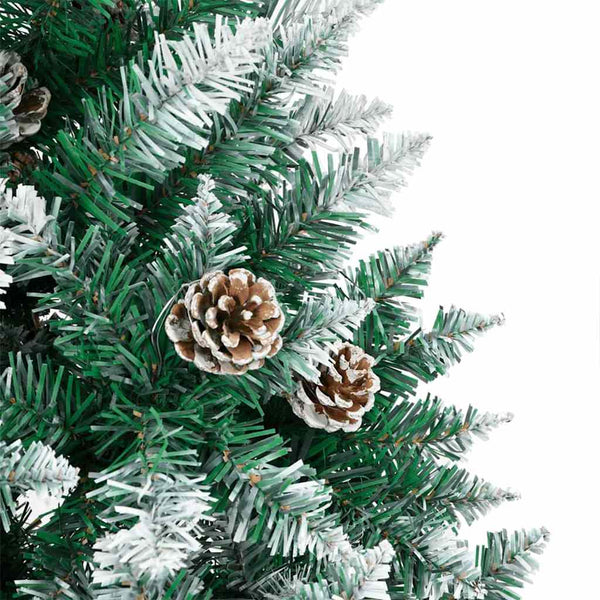 Schlanker LED Weihnachtsbaum Grün 210cm