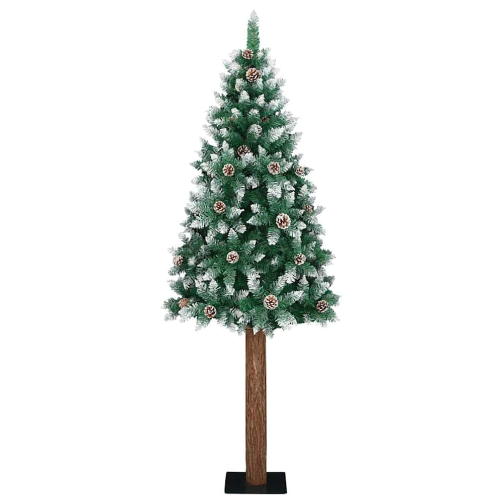 Schlanker LED Weihnachtsbaum Grün 210cm