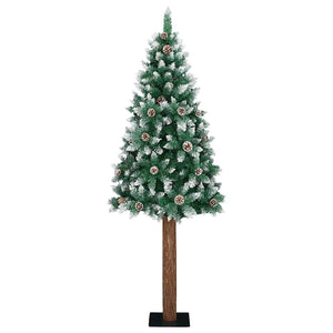 Schlanker LED Weihnachtsbaum Grün 210cm