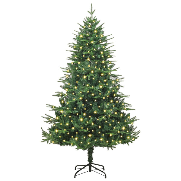 Künstlicher Weihnachtsbaum Grün Vorbeleuchtet 180cm