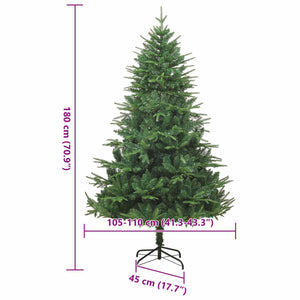 Künstlicher Weihnachtsbaum Grün Vorbeleuchtet 180cm