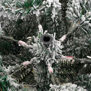 Weißer Klappbarer Weihnachtsbaum - 120 cm